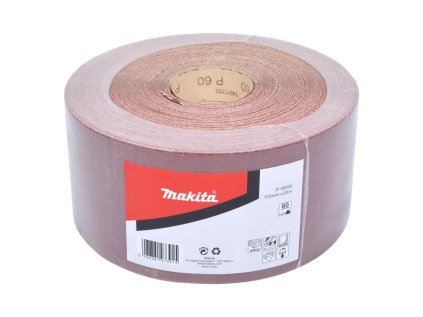 Makita Rolka brúsneho papiera 120 mm x 5 m K60, P-38205 | ajtech.sk
