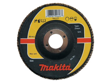 Makita Lamelové brúsny kotúč na nehrdzavejúcu oceľ 180 mm / 22,23 mm, K40, P-65573 | ajtech.sk