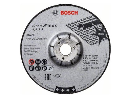 Bosch Brúsny kotuč Expert for Inox 76 x 10 x 4mm (2ks) | ajtech.sk
