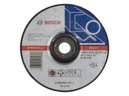 Bosch Brúsny kotuč s prelisom Expert for Metal A 30 T BF 180 x 22,23 x 8,0mm | ajtech.sk