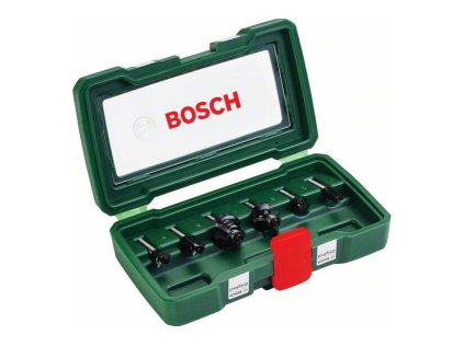 Bosch 6-dielna sada TC fréz tvrdokovu (6 mm stopka) 2607019464 | ajtech.sk