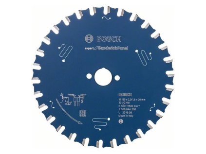 Bosch Pílový kotúč EXPERT for Sandwich Panel 165 x 20 x 2 mm Z30 | ajtech.sk