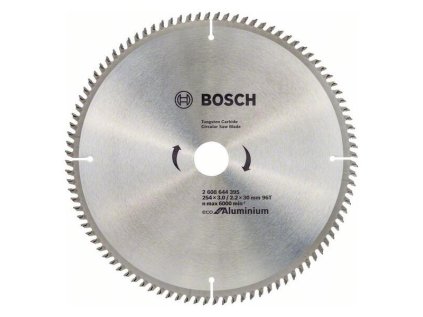 Bosch Pílový kotúč Eco for Aluminium 254 x 3.0/2.2 x 30 mm Z96 | ajtech.sk