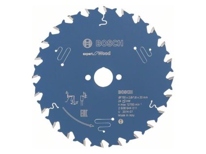 Bosch Pílový kotúč  EXPERT for Wood 150 x 20 x 2,6 mm Z24 | ajtech.sk