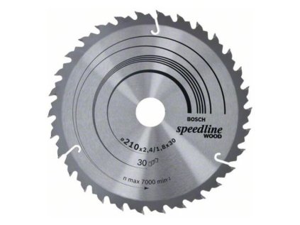 Bosch Pílový kotúč Speedline Wood 210 x 30 x 2,4mm Z30 | ajtech.sk