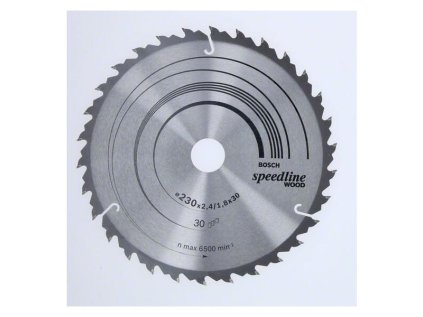 Bosch Pílový kotúč Speedline Wood 230 x 30 x 2,4mm Z30 | ajtech.sk