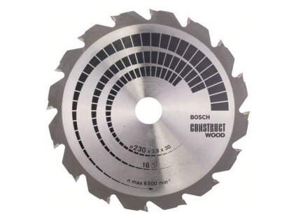 Bosch Pílový kotúč Construct Wood 230 x 30 x 2,8mm Z16 | ajtech.sk