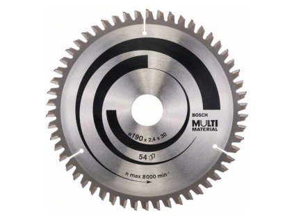 Bosch Pílový kotúč Multi Material 190 x 30 x 2,4mm Z54 | ajtech.sk