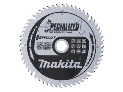Makita Pílový kotúč EFFICUT na drevo 165 mm / 20 mm / 56z, B-57320 MA | ajtech.sk