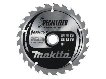 Makita Pílový kotúč EFFICUT na drevo 165 mm / 20 mm / 25z, B-62979 MA | ajtech.sk