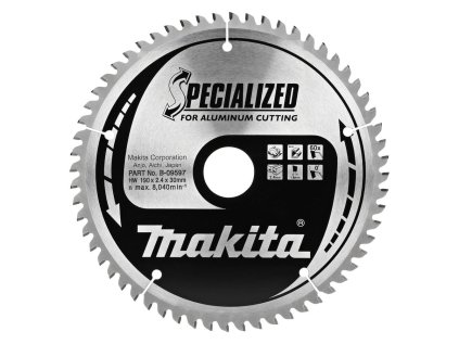 Makita Pílový kotúč na hliník 190 mm / 30 mm / 60z, B-09597 | ajtech.sk