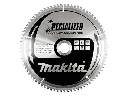 Makita Pílový kotúč na hliník 250 mm / 30 mm / 80z, B-09709 | ajtech.sk