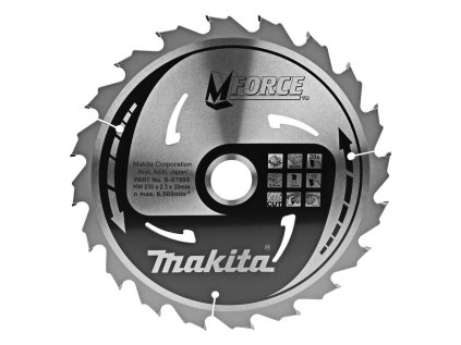 Makita Pílový kotúč na drevo Mforceorce 235 mm / 30 mm / 20z, B-07995 MA | ajtech.sk