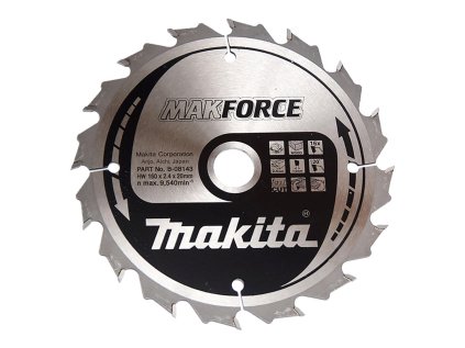 Makita Pílový kotúč na drevo MAKForce 160 mm / 20 mm / 16z, B-08143 MA | ajtech.sk
