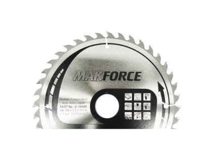 Makita Pílový kotúč na drevo MAKForce 180 mm / 30 mm / 40z, B-08464 MA | ajtech.sk