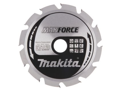 Makita Pílový kotúč na drevo MAKForce 190 mm / 30 mm / 12z, B-08224 MA | ajtech.sk