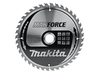 Makita Pílový kotúč na drevo MAKForce 235 mm / 30 mm / 40z, B-08523 MA | ajtech.sk