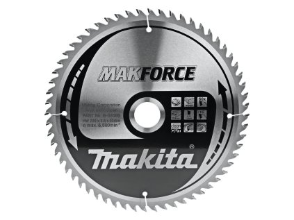 Makita Pílový kotúč na drevo MAKForce 235 mm / 30 mm / 60z, B-08589 MA | ajtech.sk