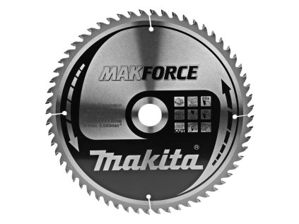 Makita Pílový kotúč na drevo MAKForce 270 mm / 30 mm / 60z, B-08573 MA | ajtech.sk