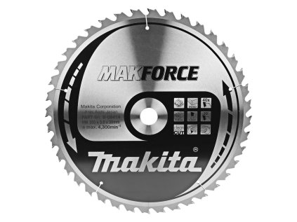 Makita Pílový kotúč na drevo MAKForce 355 mm / 30 mm / 40z, B-08414 MA | ajtech.sk
