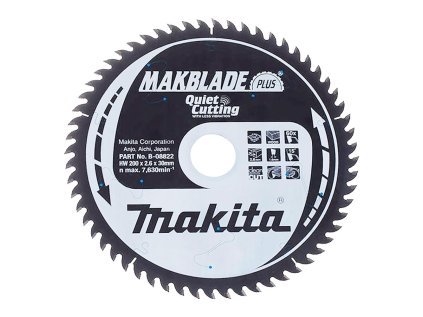 Makita Pílový kotúč na drevo MAKBlade na drevo 200 mm / 30 mm / 60z, B-08822 MA | ajtech.sk