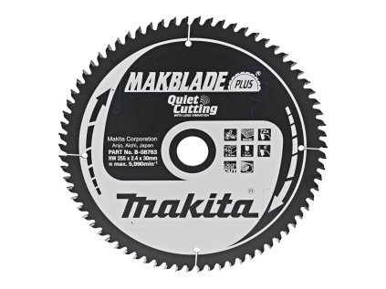 Makita Pílový kotúč na drevo MAKBlade na drevo 255 mm / 30 mm / 72z, B-08763 MA | ajtech.sk