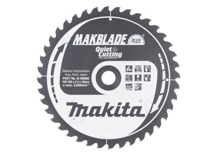 Makita Pílový kotúč na drevo MAKBlade na drevo 305 mm / 30 mm / 40z, B-08660 MA | ajtech.sk