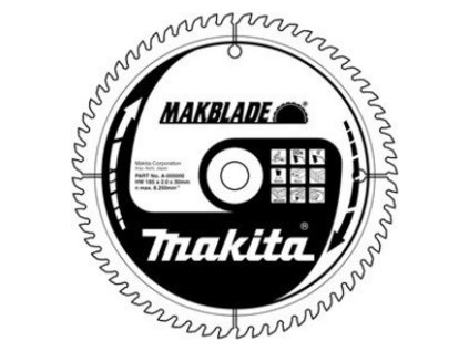 Makita Pílový kotúč na drevo MAKBlade na drevo 190 mm / 20 mm / 60z, B-09042 MA | ajtech.sk