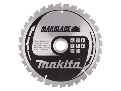 Makita Pílový kotúč na drevo MAKBlade na drevo 255 mm / 30 mm / 32z, B-08925 MA | ajtech.sk
