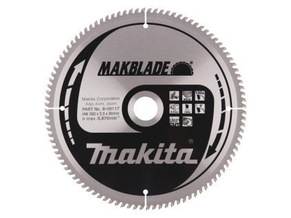 Makita Pílový kotúč na drevo MAKBlade na drevo 260 mm / 30 mm / 100z, B-09117 MA | ajtech.sk