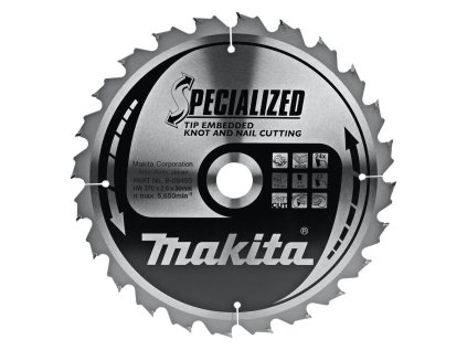 Makita Pílový kotúč na drevo a drevo s klincami 270 mm / 30 mm / 24z, B-09450 MA | ajtech.sk