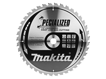 Makita Pílový kotúč na drevo a drevo s klincami 355 mm / 30 mm / 40z, B-09466 MA | ajtech.sk