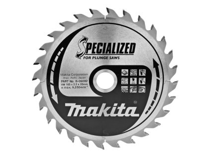 Makita Pílový kotúč na drevo 165 mm / 20 mm / 28z, B-09282 MA | ajtech.sk