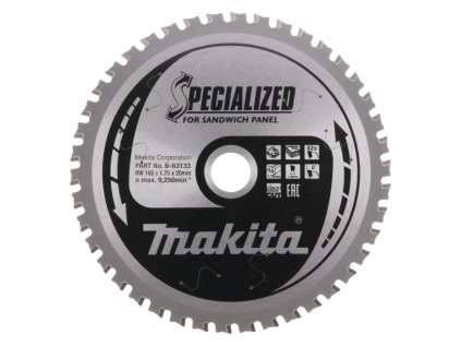 Makita Pílový kotúč na sendvičové panely 165 mm / 20 mm / 42z, B-63133 MA | ajtech.sk