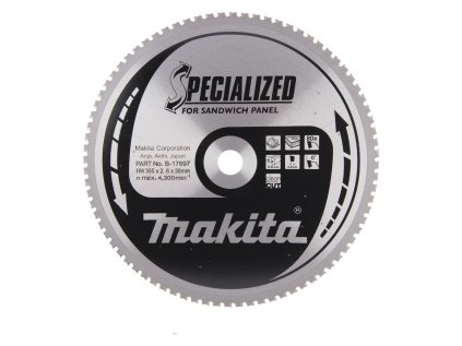Makita Pílový kotúč na drevo a drevo s klincami 355 mm / 30 mm / 80z, B-17697 MA | ajtech.sk