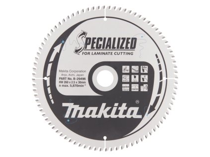 Makita Pílový kotúč na laminát 260 x 30 mm, B-29496, B-29496 MA | ajtech.sk