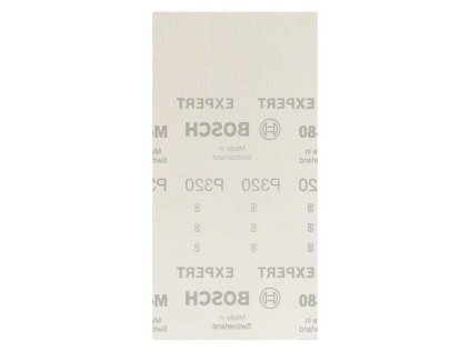 Bosch Brúsna mriežka EXPERT M480, 115 x 230 mm, P320, pre vibračné brúsky (50ks) | ajtech.sk