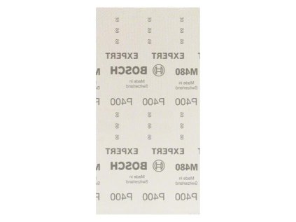 Bosch Brúsna mriežka EXPERT M480, 115 x 230 mm, P400, pre vibračné brúsky (50ks) | ajtech.sk