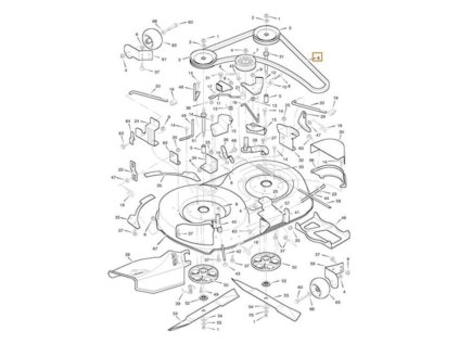 Remeň kosy MURRAY  037X75MA | AJTECH.SK