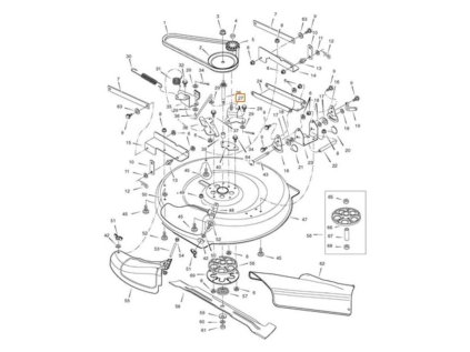 Rameno napínania remeňa pre MURRAY 1401258E701MA | ajtech.sk