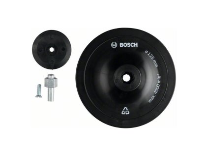 Bosch Oporný tanier do vŕtačiek upínanie pomocu skrútky 125mm 8mm | ajtech.sk