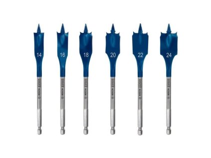 Bosch 6-dielna sada frézovacích vrtákov EXPERT Self Cut Speed, 14/16/18/20/22/24 mm 2608900332 | ajtech.sk