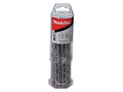 Makita 12 dielna sada vrtákov SDS Plus 5; 6, 8, 10, 12mm, 110/160mm, B-49096 | ajtech.sk