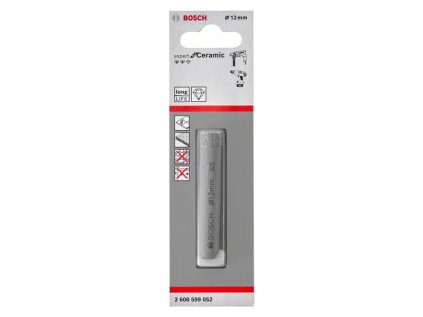 Bosch Diamantový vrták na vŕtanie nasucho Expert for Ceramic 12 x 66mm | ajtech.sk