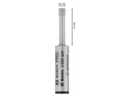 Bosch Diamantový vrták na vŕtanie nasucho Pro Cermic 6 x 33mm | ajtech.sk