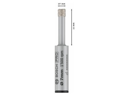 Bosch Diamantový vrták na vŕtanie nasucho Pro Cermic 7 x 33mm | ajtech.sk