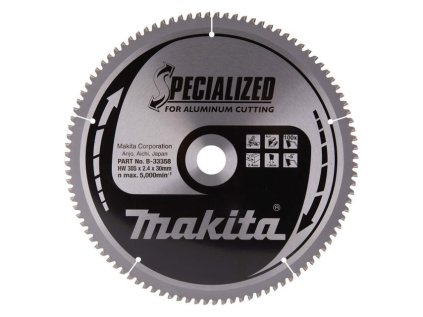 Makita Pílový kotúč ŠPECIÁLNY hliník 305 mm / 30 mm 100z | ajtech.sk