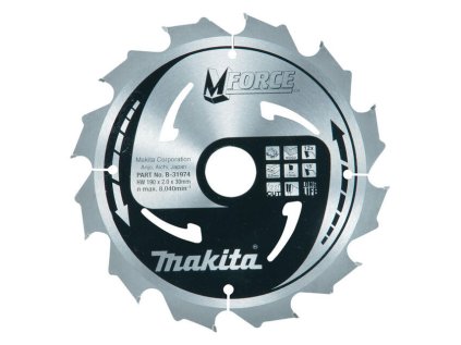 Makita Pílový kotúč Mforce drevo 190 mm / 30 mm 12z | ajtech.sk