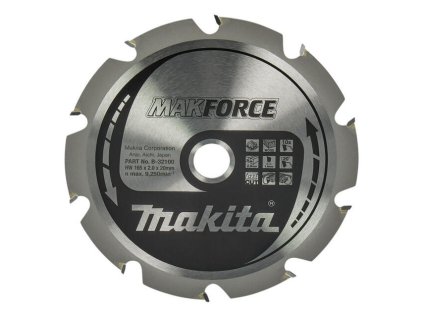 Makita Pílový kotúč MAKForce drevo 165 mm / 20 mm 10z | ajtech.sk