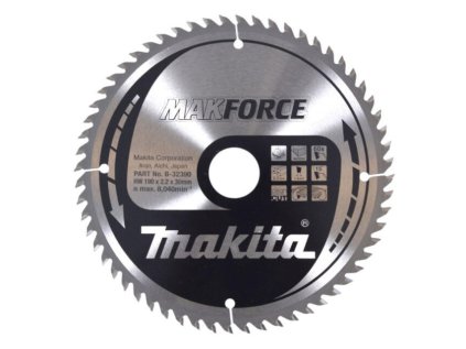 Makita Pílový kotúč MAKForce drevo 190 mm / 30 mm 60z | ajtech.sk